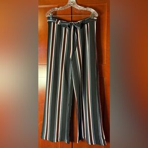 Hot Kiss Multicolor Striped Wide Leg Pants